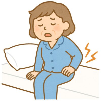 朝起きたときの股関節のこわばりは病気のサイン?