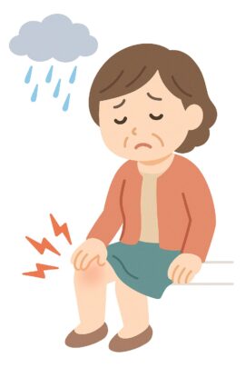 天気で関節が痛むのはなぜ？気圧変化による影響と対策法