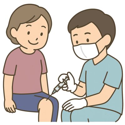 膝に注射するって本当?関節内注射の種類とその効果