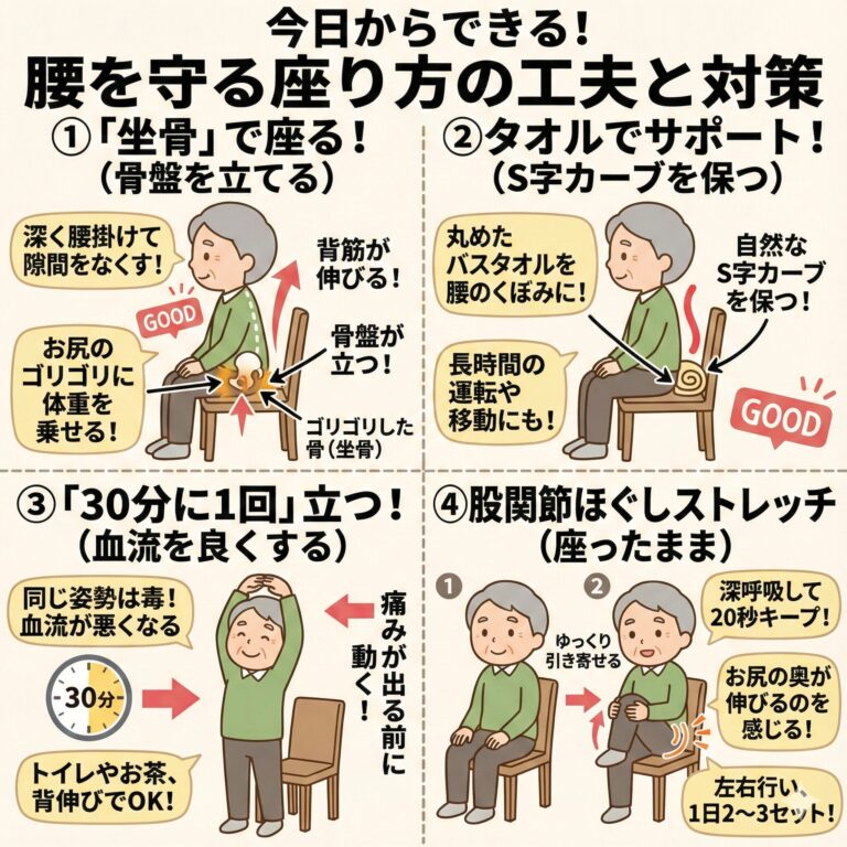 椅子に座っていると腰が痛くなるのはなぜ?専門医が教える原因と疲れない座り方のコツ - 札幌ひざのセルクリニック|変形性膝関節症・手術しない膝治療