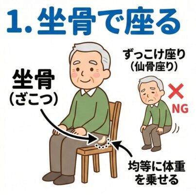 椅子に座っていても腰が痛い?その原因と姿勢の工夫を整形外科専門医がやさしく解説