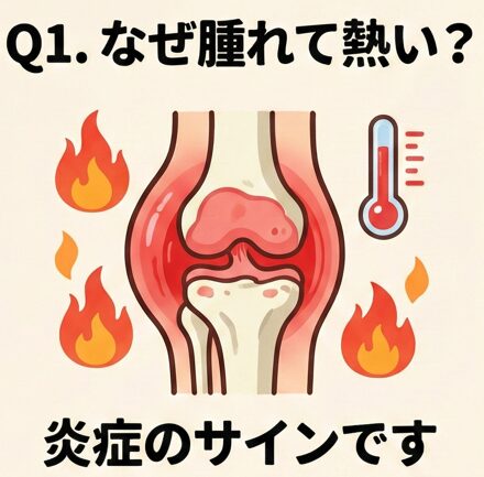 膝の腫れと熱でよくある7つの質問に専門医がやさしく回答