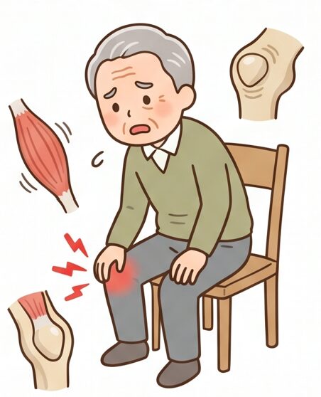 高齢者の膝の痛む部位の違いで疑うべき疾患とは？原因と受診の目安を整形外科専門医が解説