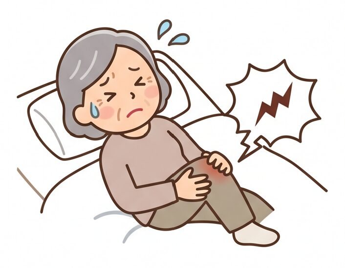 膝痛で眠れない・夜に痛むでよくある8つの質問に専門医がやさしく回答