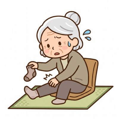 股関節が硬くて靴下が履けない｜曲げにくさの原因と検査の目安